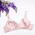 Pêche - Mulberry Silk Bralette